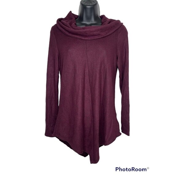 by&by Sweaters - By &By Womens Sweater Cowl Neck Long Sleeves Size Small Color Burgundy (C12)